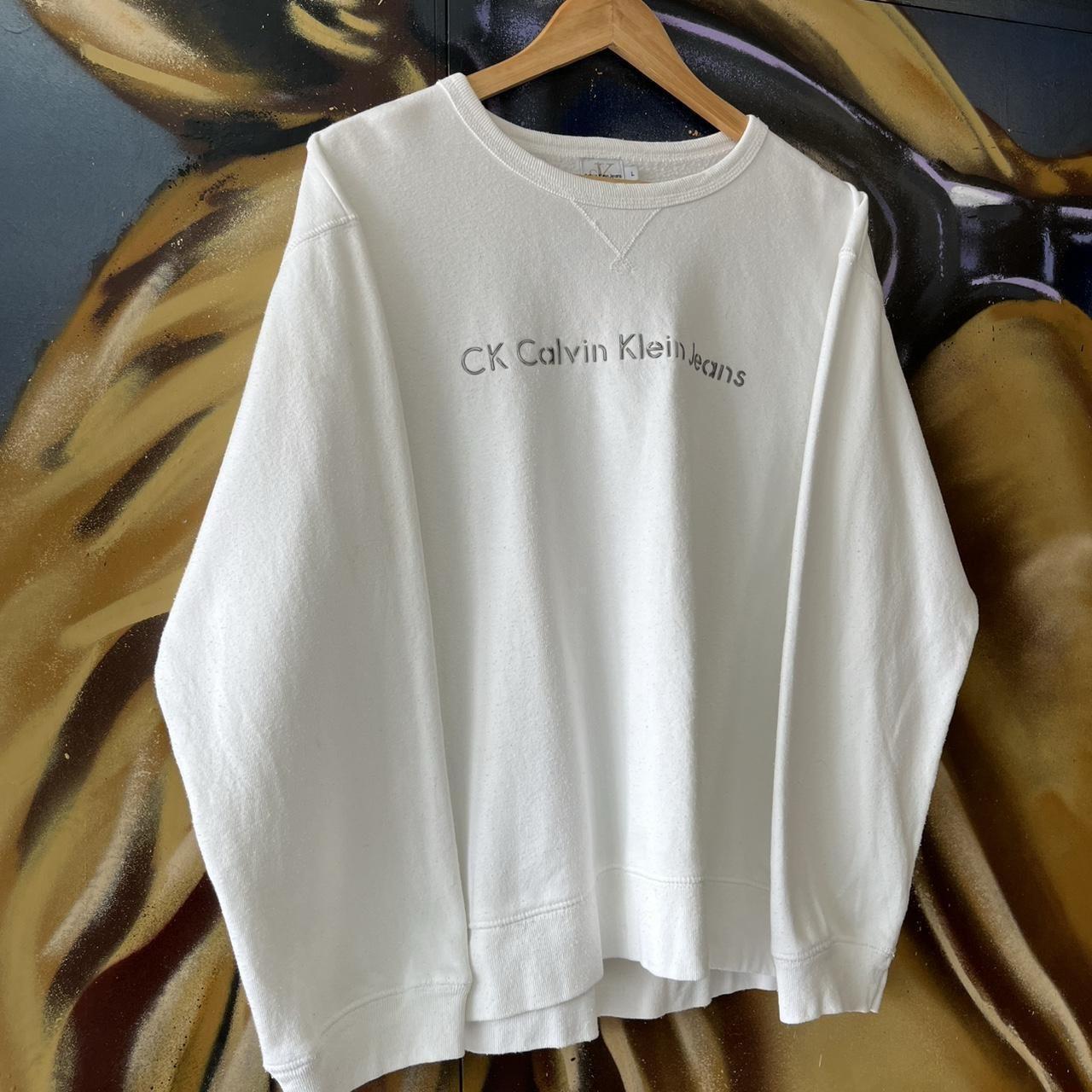CK Centre Logo Spellout Sweatshirt