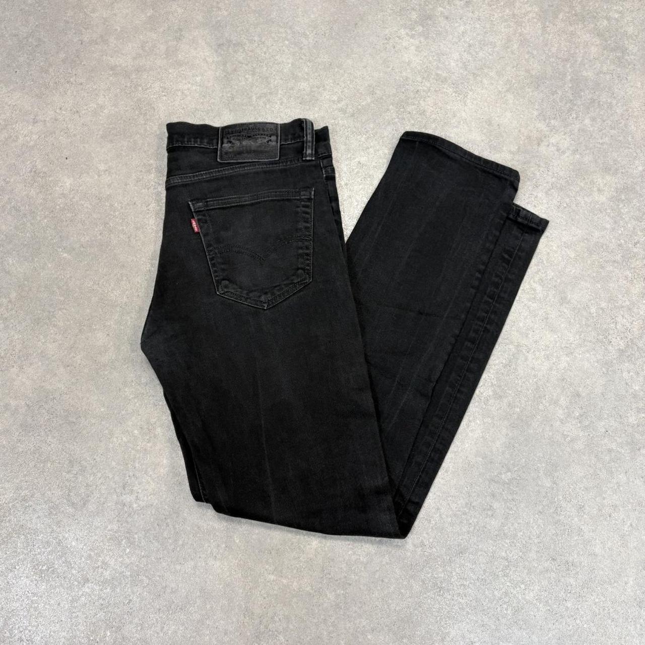 YIC1025D94-U - Vintage retro essential Levi’s 511 Black Wash Denim Skinny Straight Jeans Trousers pants #denim #levis #levis511 #skater #jeans