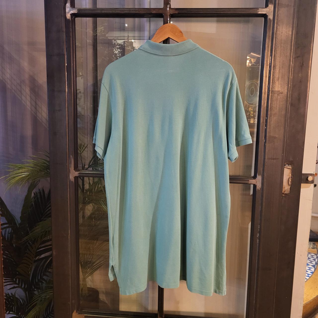 POL129P - Vintage Ralph Lauren pastel blue Polo Shirt Short Sleeve collared button up top #Y2K #preppy #chiefkeef #golf #oldmoney