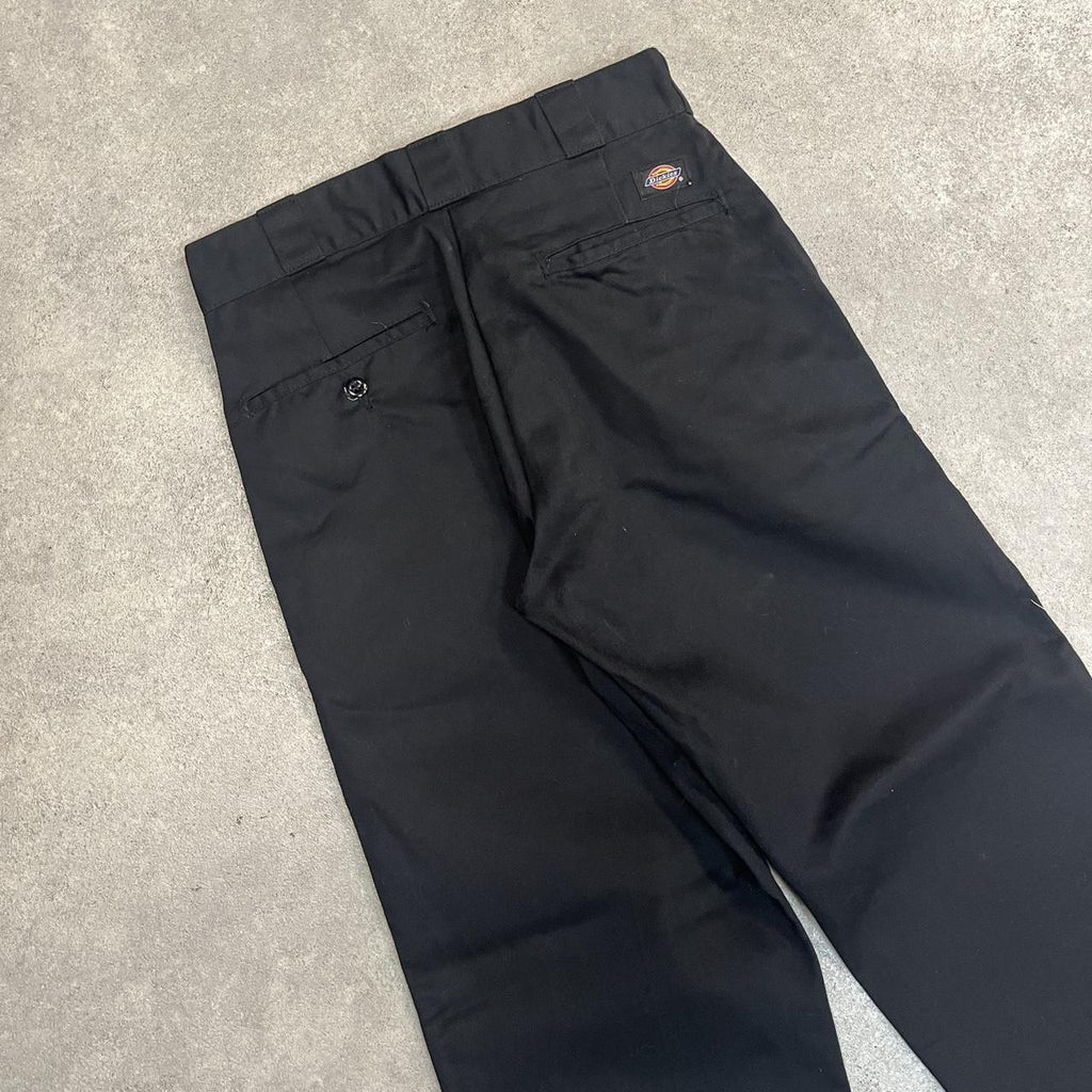Dickies Black Chino Skater Trousers Workwear Pants