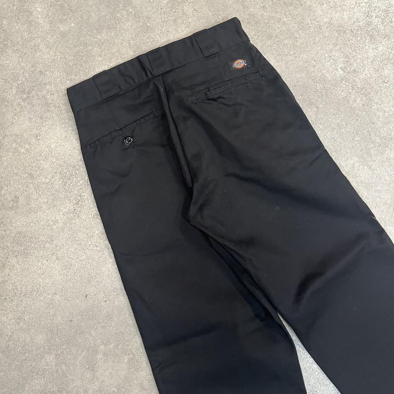 Dickies Black Chino Skater Trousers Workwear Pants