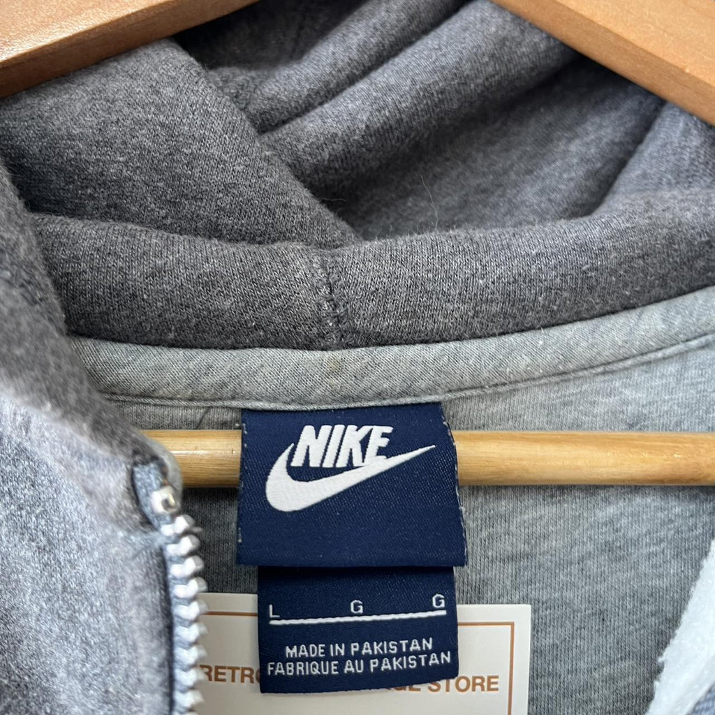 Nike Small Embroidered Swoosh Full Zip Hoodie