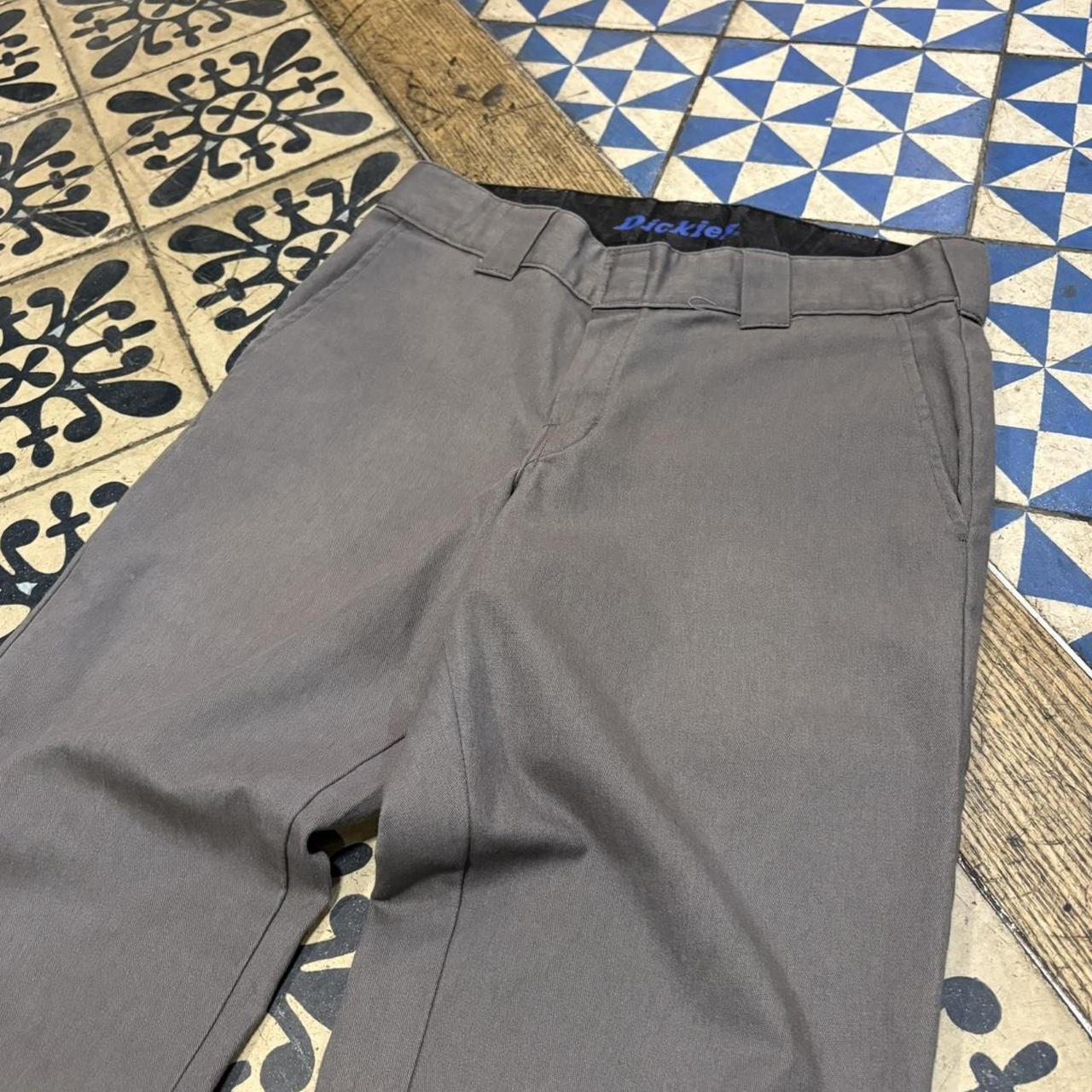 BR2401J-F - Vintage retro essential Grey Dickies Chino Trousers pants casual workwear #skater #utility #workwear #chinos #dickies