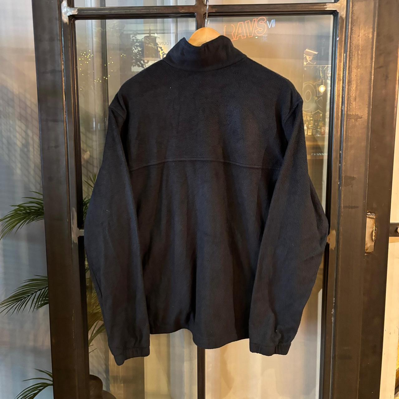 SWT628F - Vintage retro essential Dark Grey Columbia full zip up outdoor sweatshirt fleece jacket #pullover #outdoor #expedition #hike #gorpcore