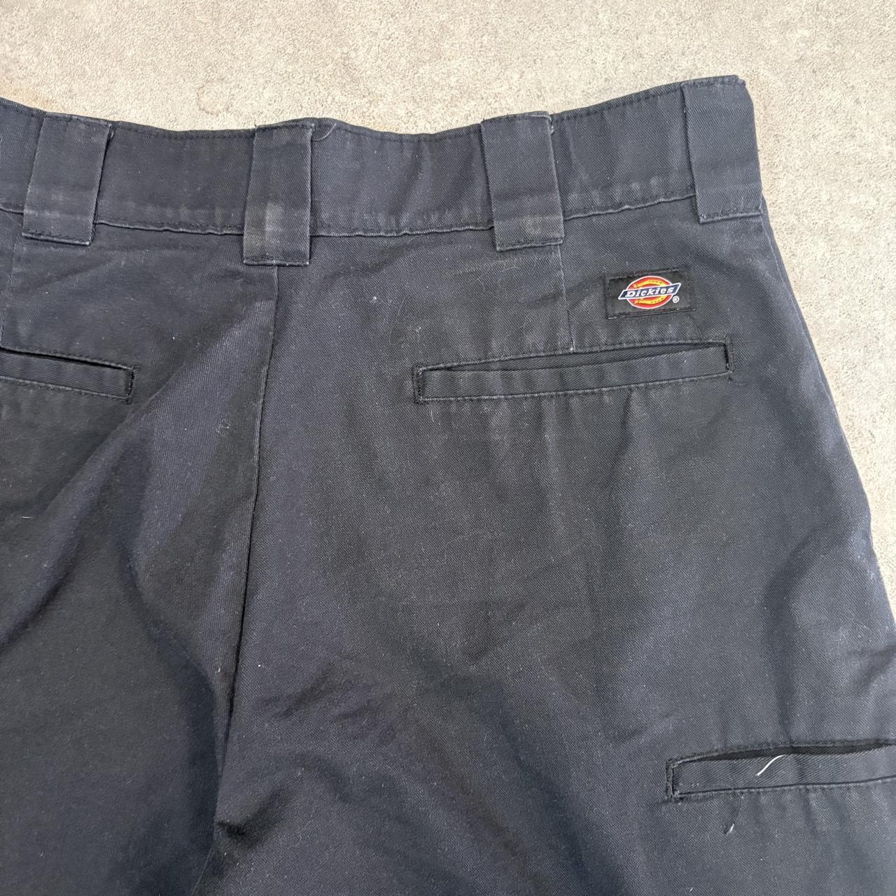 Vintage Dickies Jorts Mens 32” Black Workwear Shorts Baggy Wide Leg Skate Surf Hip Hop 00s Y2K