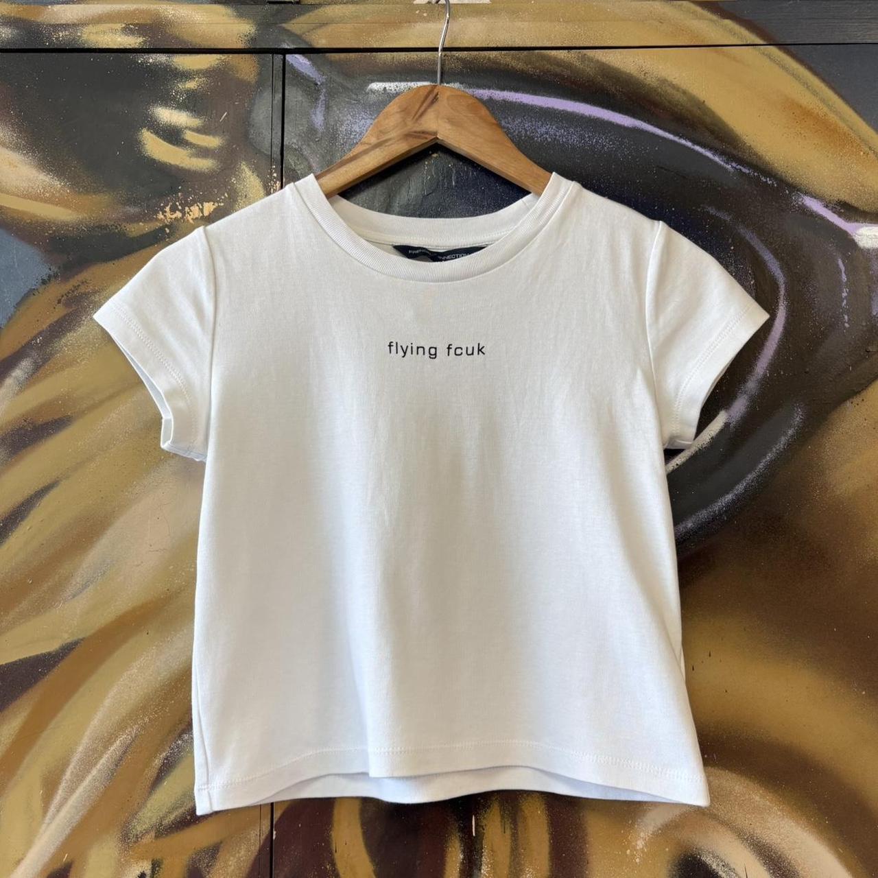 Vintage FCUK Baby Tee Womens Small