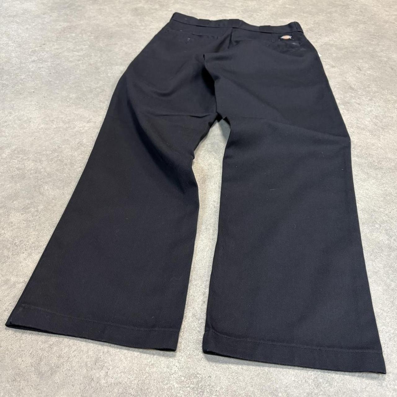 BR1912ZX-U - Vintage retro essential Black Dickies 874 Straight Leg Trousers pants casual workwear #skater #utility #workwear #straightleg #dickies