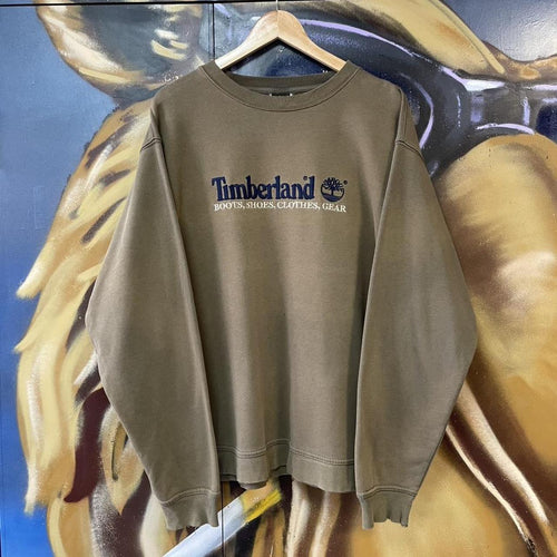 90s Timberland Embroidered Spellout Sweatshirt