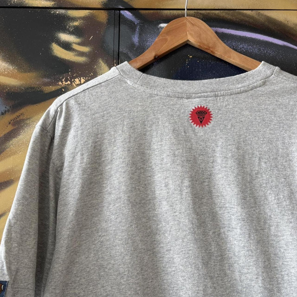 Icecream T Shirt Tee Mens Boxy Large Grey Spellout Logo Graphic Print Streetwear Top USA Y2K 00s