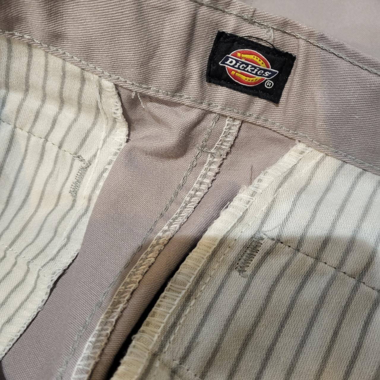 TRW312 - Vintage retro essential Baggy Overszied Dickies Grey Trousers pants with embroidered label carpenter casual workwear wide leg skate 90s Y2K style #Baggy #hiphop #skater #carpenter #dickies