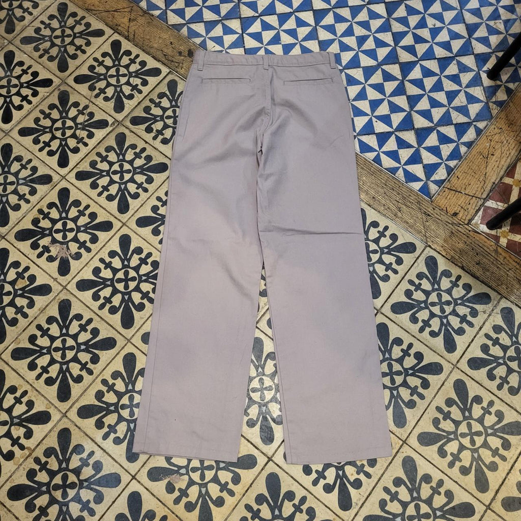 TRW312 - Vintage retro essential Baggy Overszied Dickies Grey Trousers pants with embroidered label carpenter casual workwear wide leg skate 90s Y2K style #Baggy #hiphop #skater #carpenter #dickies
