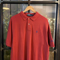 POL318 - Vintage Retro Ralph Lauren Plain Red Polo Shirt Short Sleeve collared button up top #Y2K #preppy #chiefkeef #oldmoney #ralphlauren