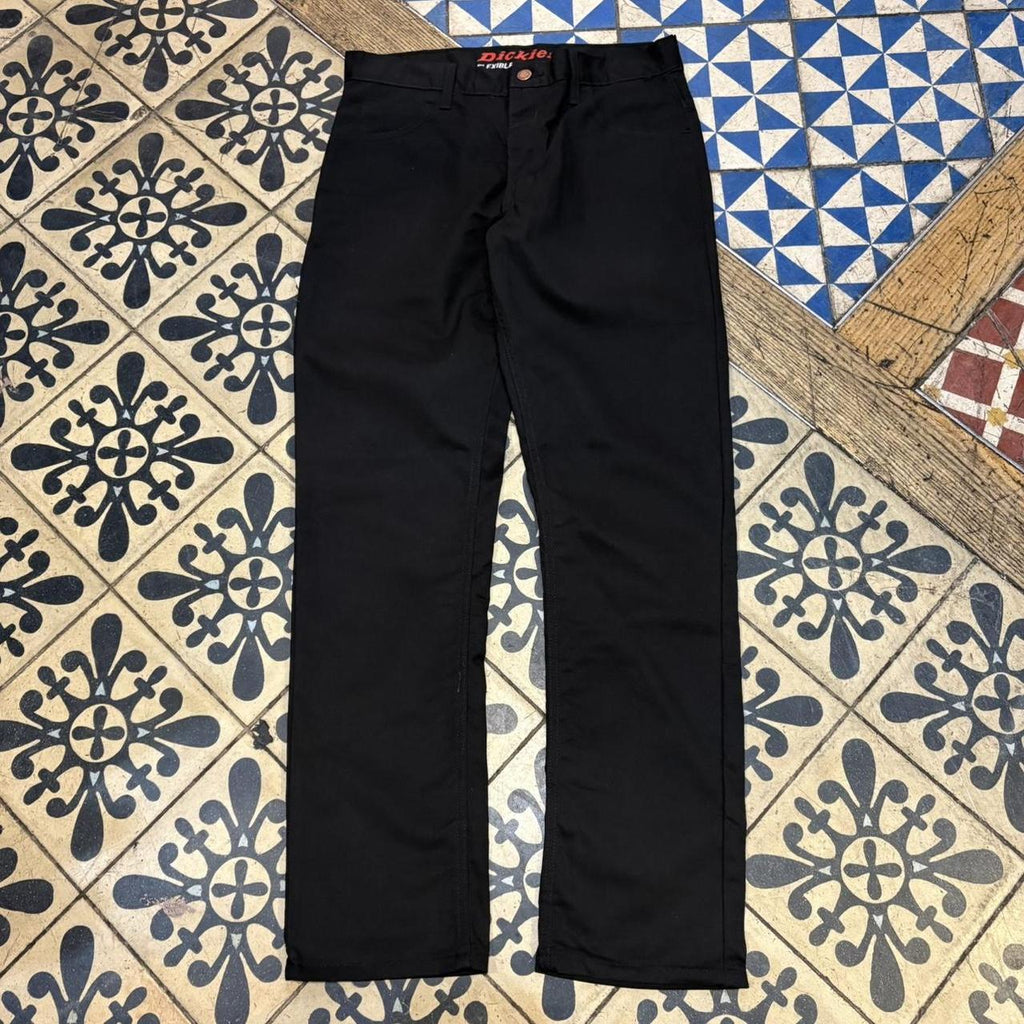 BR1011DH-F - Vintage retro essential Black Dickies Straight Leg Trousers pants casual workwear #skater #utility #workwear #straightleg #dickies