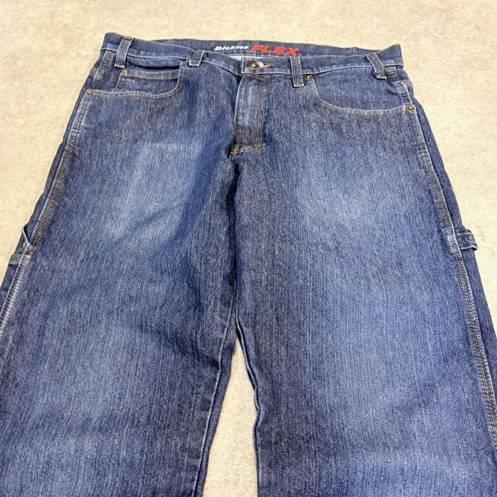 BR2701EB-P - Vintage retro essential  Dickies carpenter Dark Blue Wash Denim Jeans Trousers pants #denim #carpenter #dickies #skater #jeans