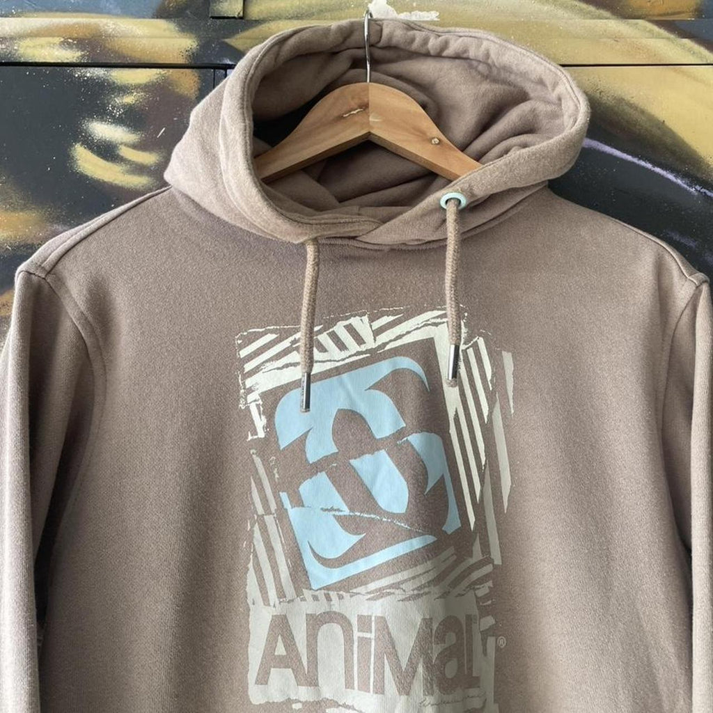 Y2K Animal Centre Graphic Hoodie
