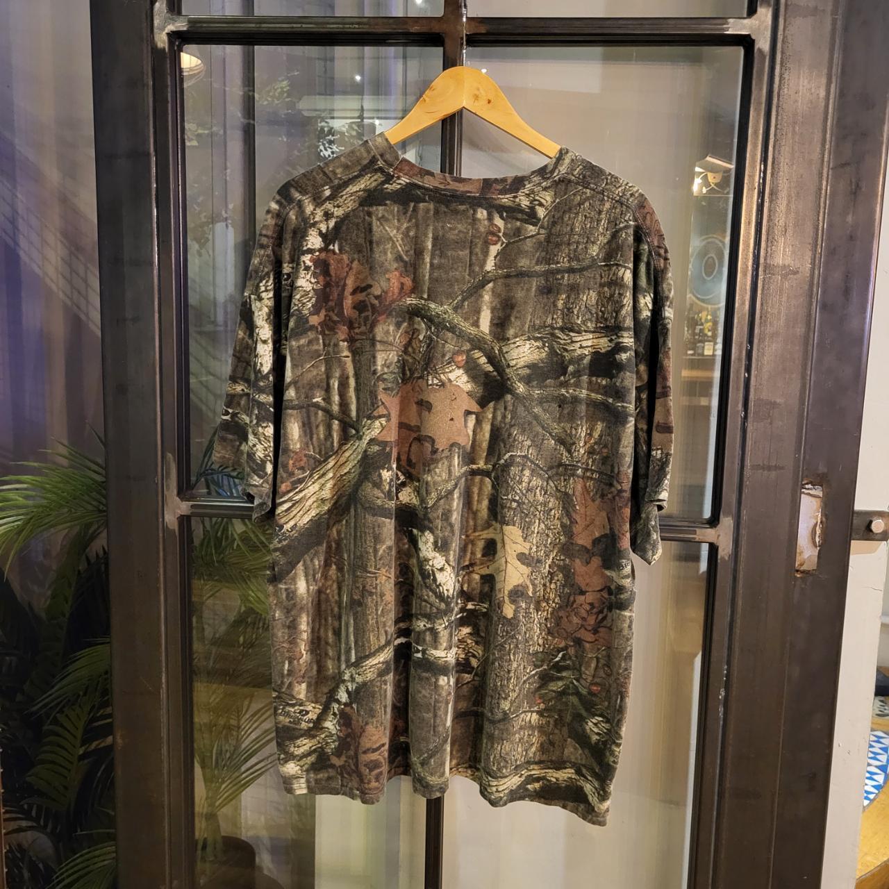 RTT120 - Vintage Retro essential RealTree Camouflage Khaki Green Brown Field Hunting graphic print Top T-Shirt Tee #realtree #y2k #camo #utility #hunting