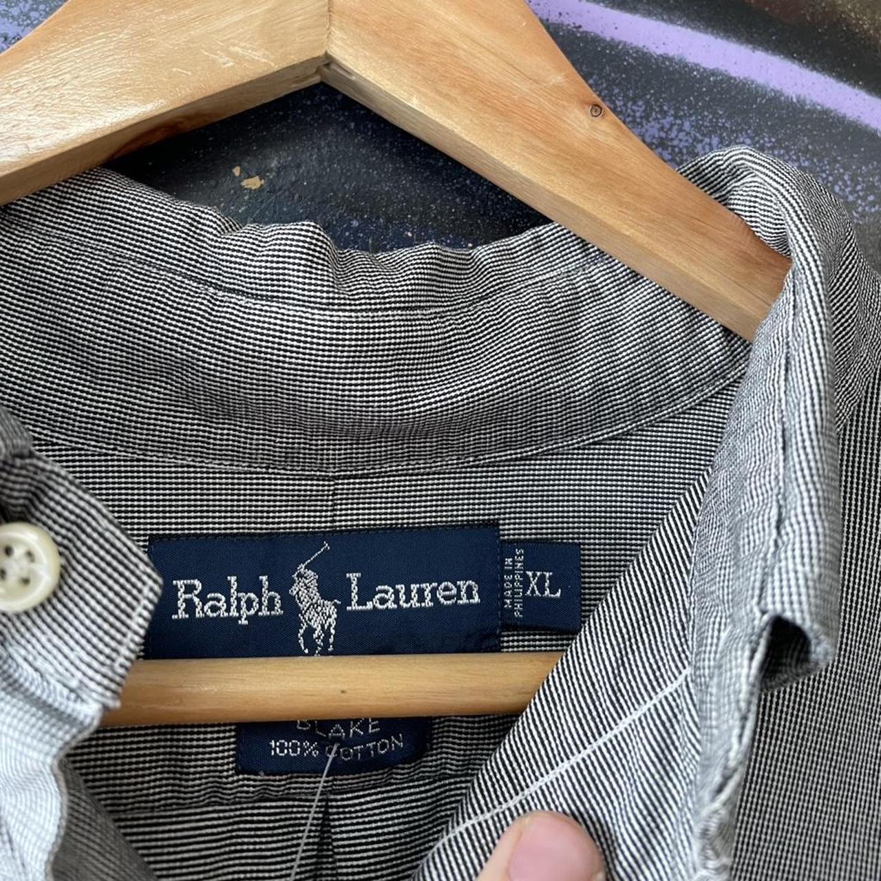 Ralph Lauren Fine Check Button Up Shirt