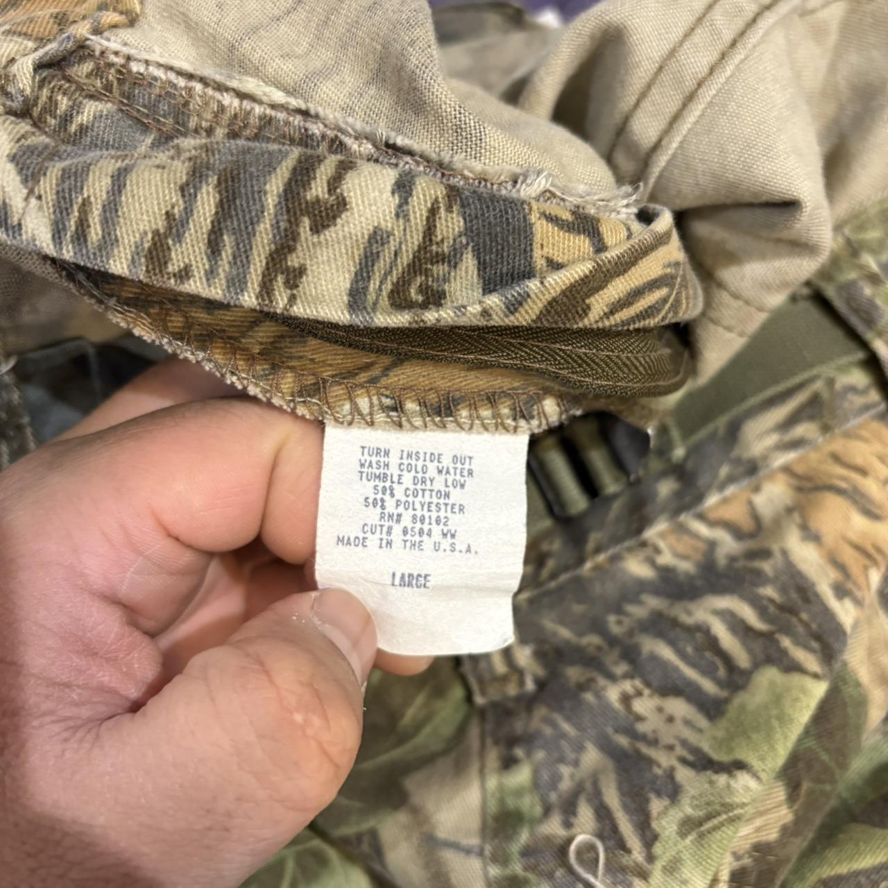 RTB092P - Vintage retro essential woodland RealTree adjustable cargos camo camouflage Carpenter Pants Trousers bottoms wide straight leg hip hop #skater #realtree #camo #y2k #baggy