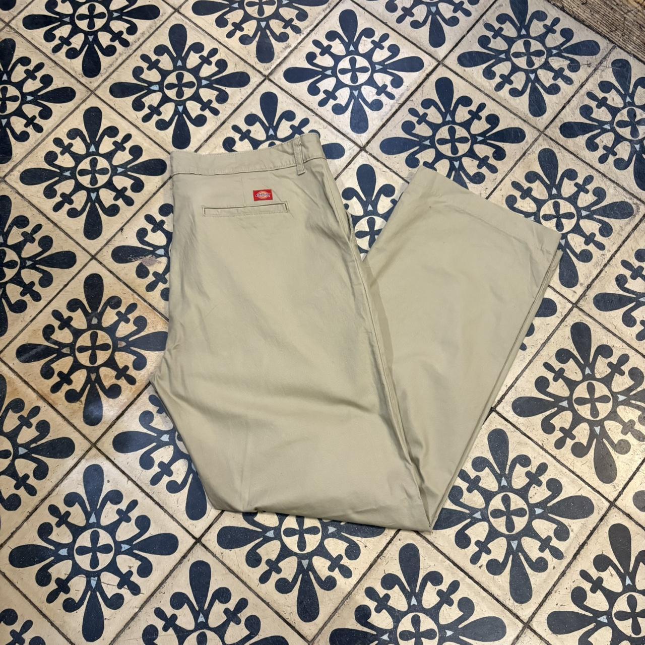 TRW471F-P - Vintage retro essential Beige Dickies Trousers pants casual workwear #skater #utility #workwear #carpenter #dickies