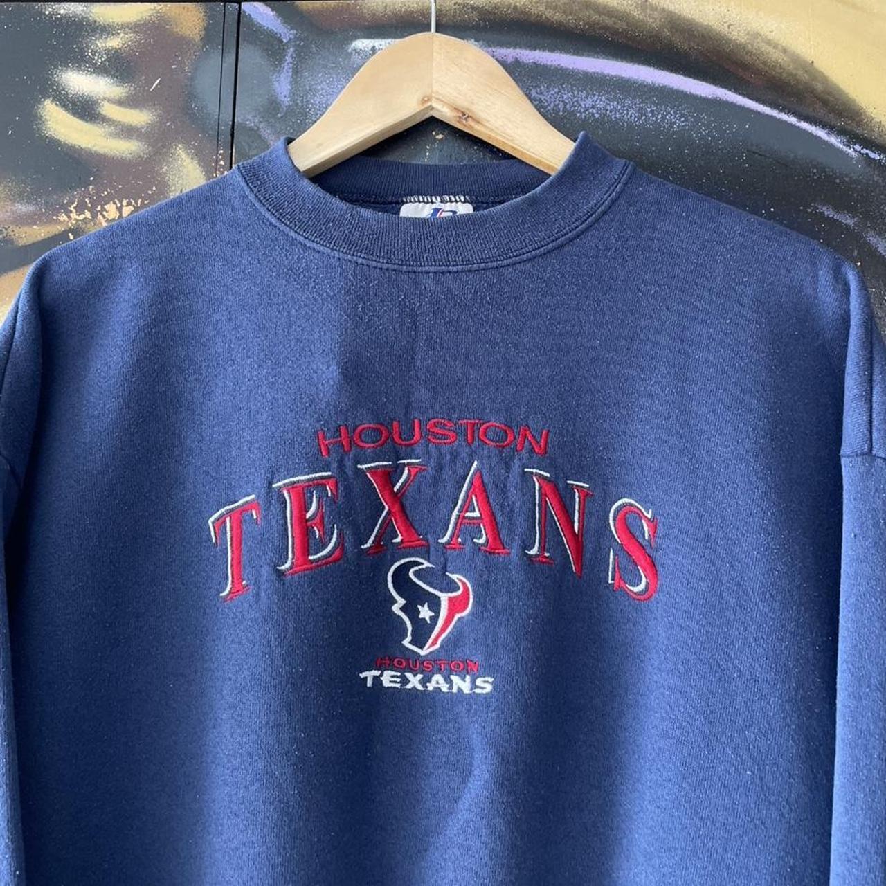 90s NFL Houston Texans Spellout Sweatshirt
