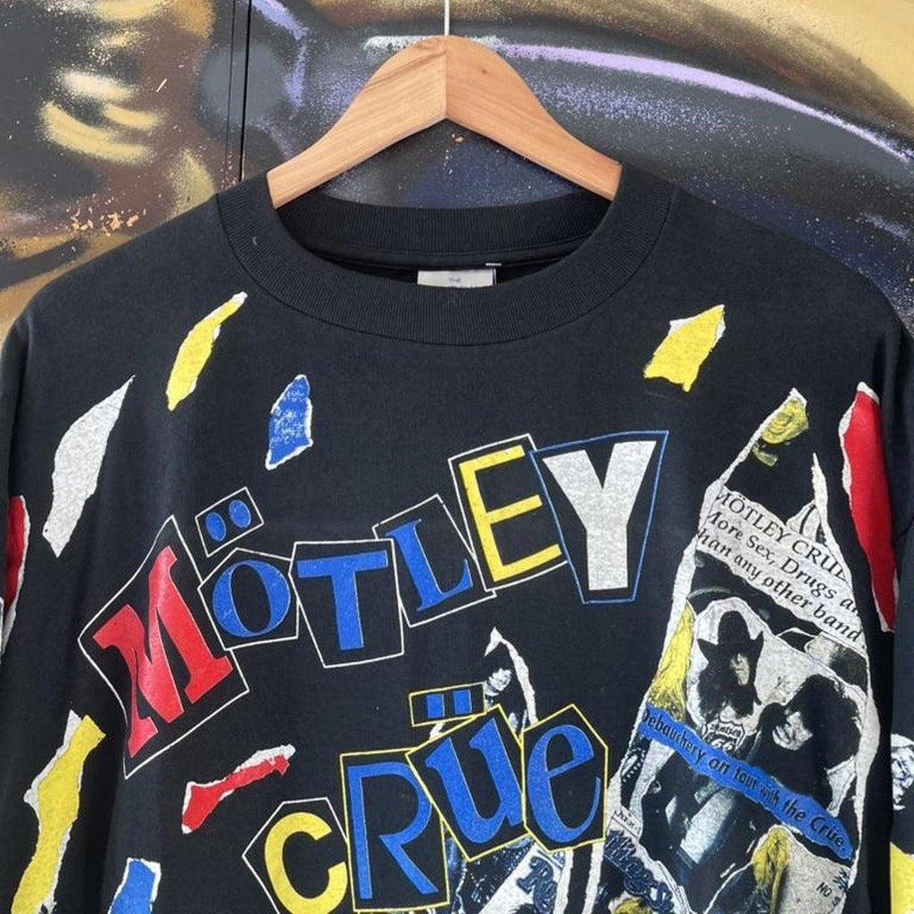 1991 Motley Crue ‘Decade of Decadence’ AOP Graphic Tee
