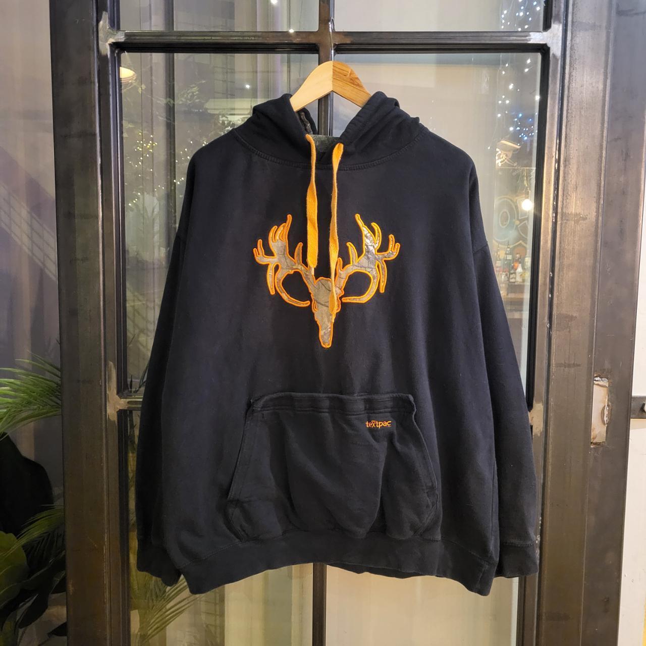 RTB073 - Vintage Retro essential  RealTree Camouflage Khaki Green Brown Field Hunting graphic print Sweatshirt Hoodie 90s y2k style