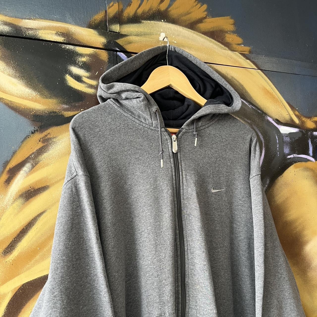 Nike Small Embroidered Swoosh Full Zip Hoodie