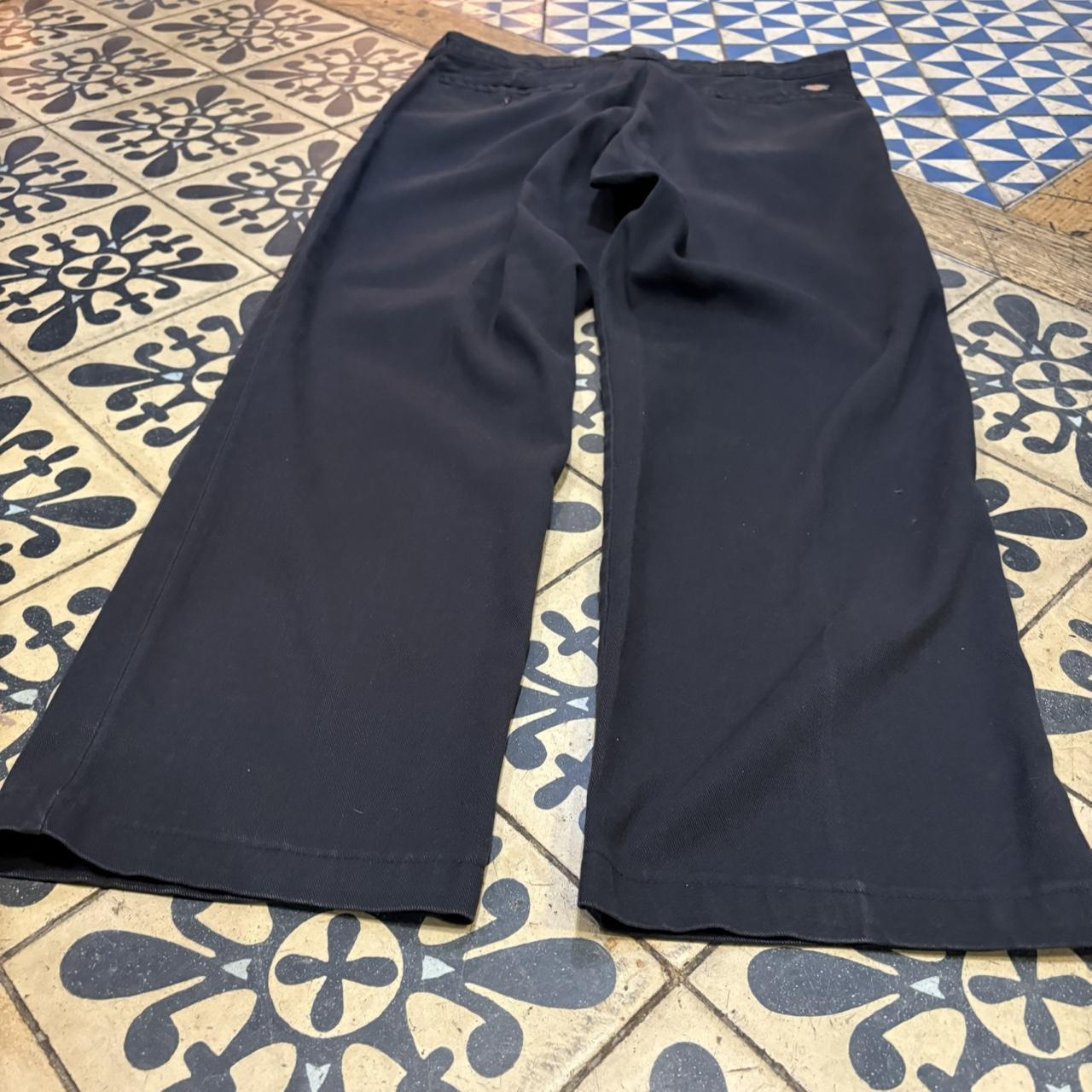 BR1011CV-F - Vintage retro essential Black Dickies Straight Leg Trousers pants casual workwear #skater #utility #workwear #straightleg #dickies