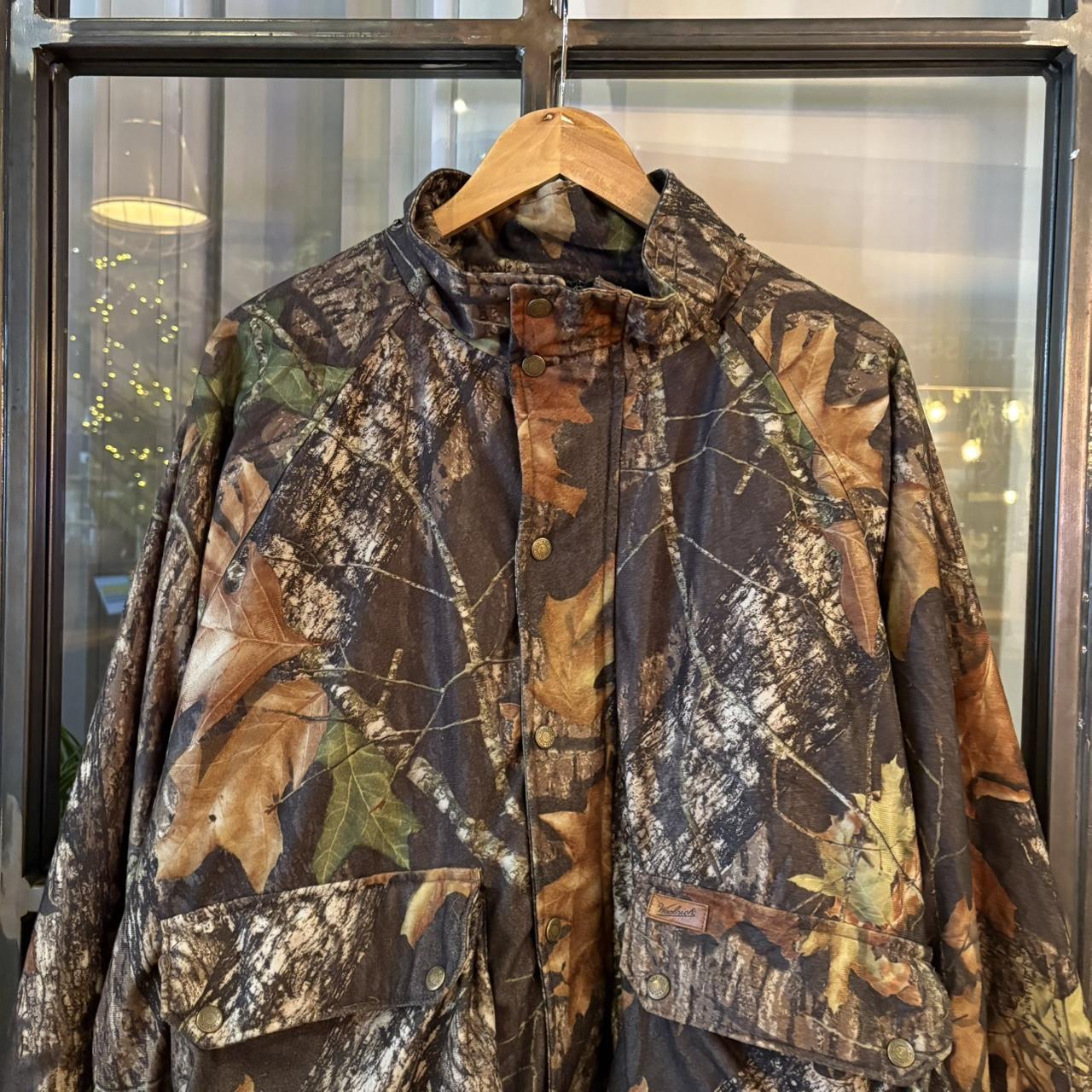 1224A79BR - Vintage Retro Essential Realtree Camouflage Khaki Green Brown Field Hunting graphic print Coat Jacket #realtree #hunting #camo #utility