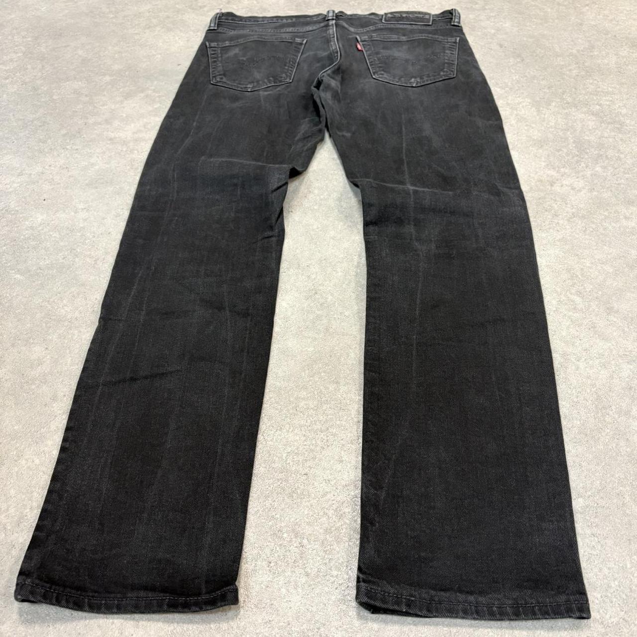 YIC1025D94-U - Vintage retro essential Levi’s 511 Black Wash Denim Skinny Straight Jeans Trousers pants #denim #levis #levis511 #skater #jeans