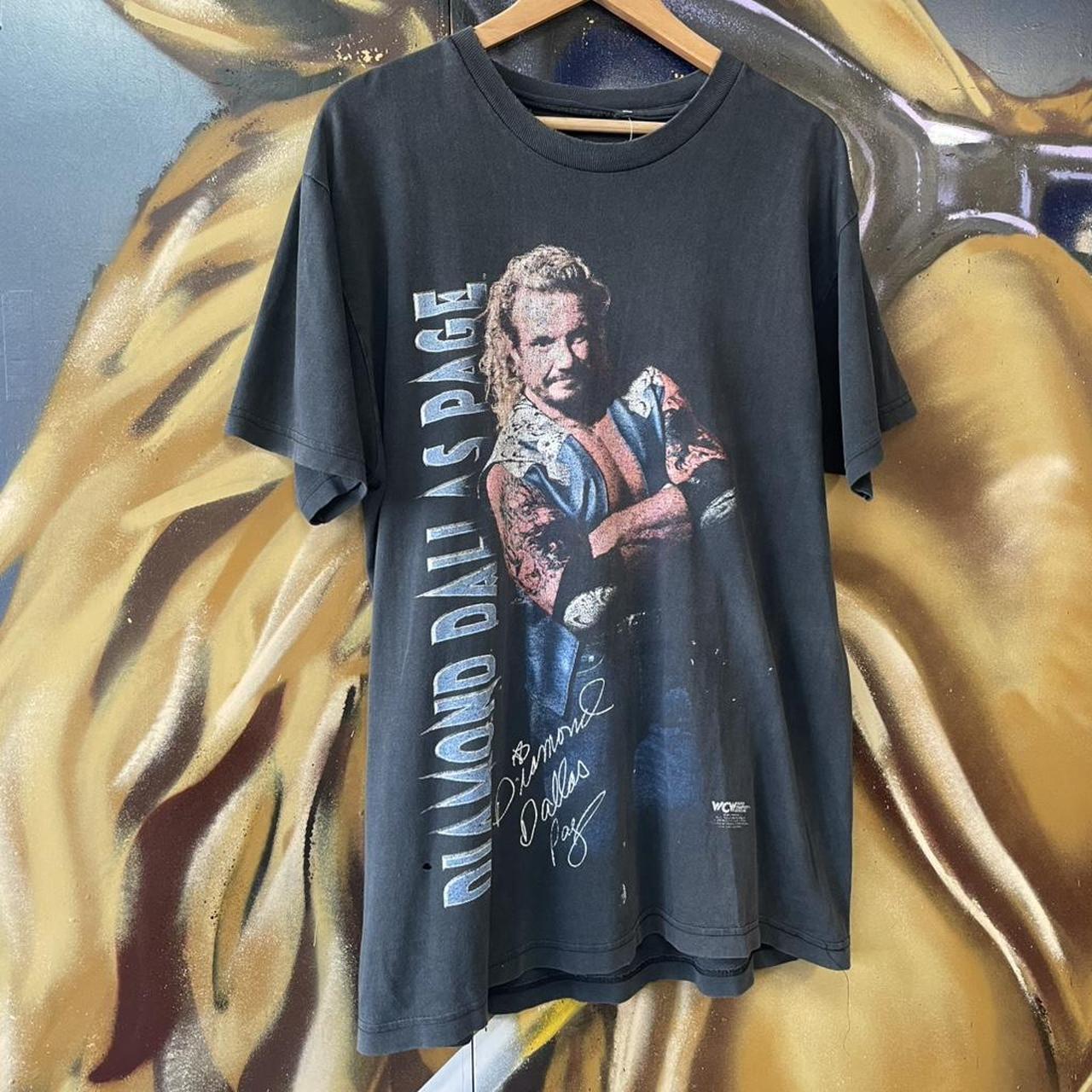 90s WCW Diamond Dallas Paige DDP Thrashed & Faded Wrestling Tee