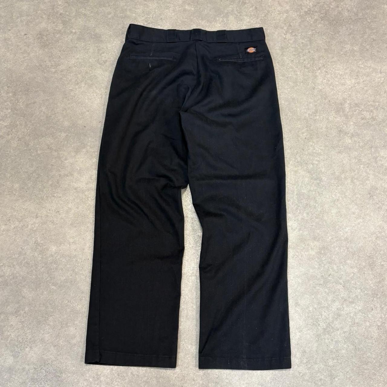 BR1011EC-U - Vintage retro essential Black Dickies Straight Leg Trousers pants casual workwear #skater #utility #workwear #straightleg #dickies
