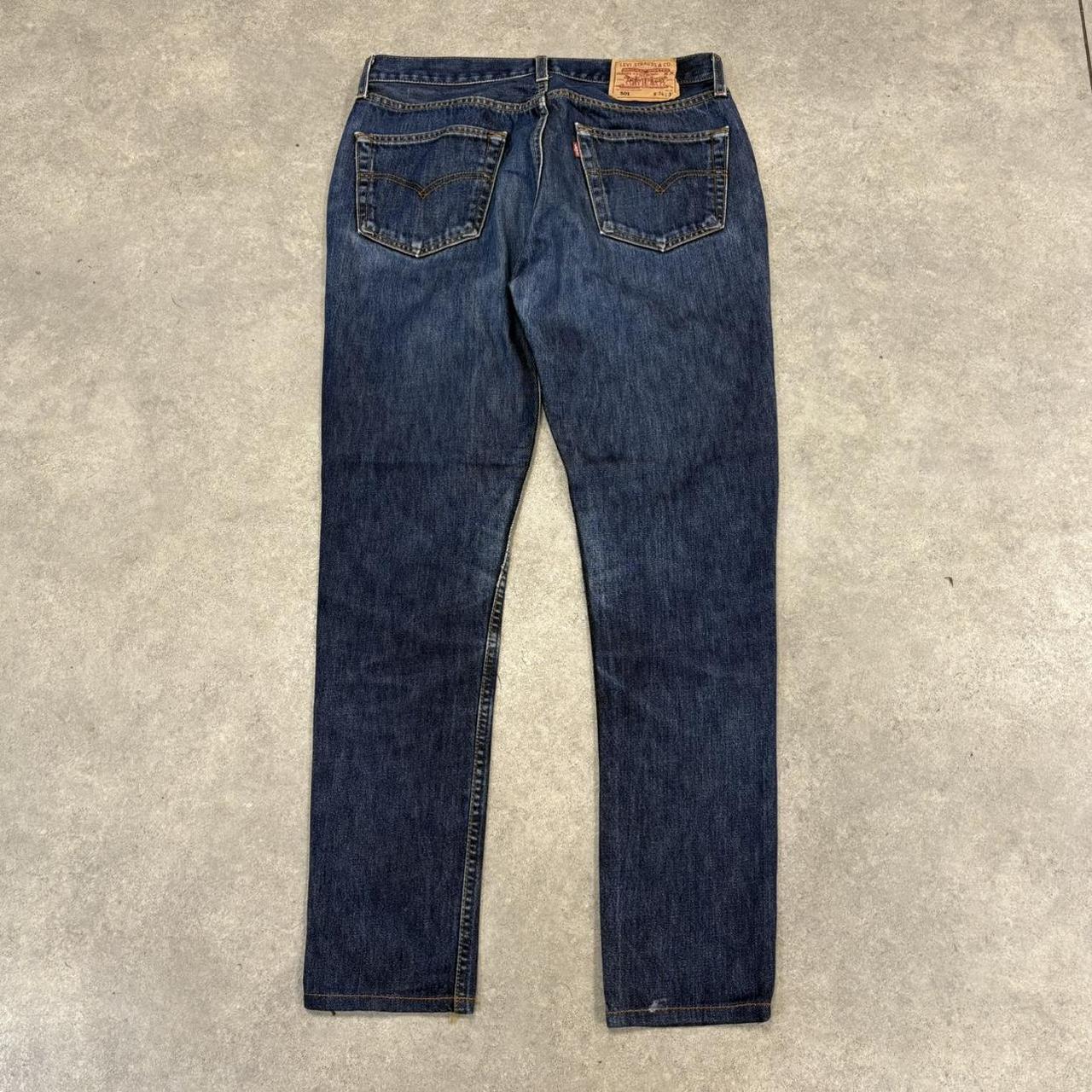 MES2705K - Vintage retro essential  Levi’s 501 Blue Wash Denim Slim Fit Jeans Trousers pants #denim #slim #levis #levis501 #jeans