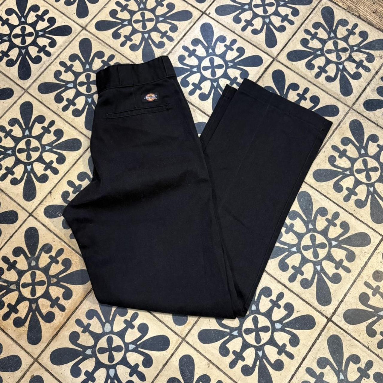 BR1011CD-P - Vintage retro essential Black Dickies 874 Straight Leg Trousers pants casual workwear #skater #utility #workwear #straightleg #dickies
