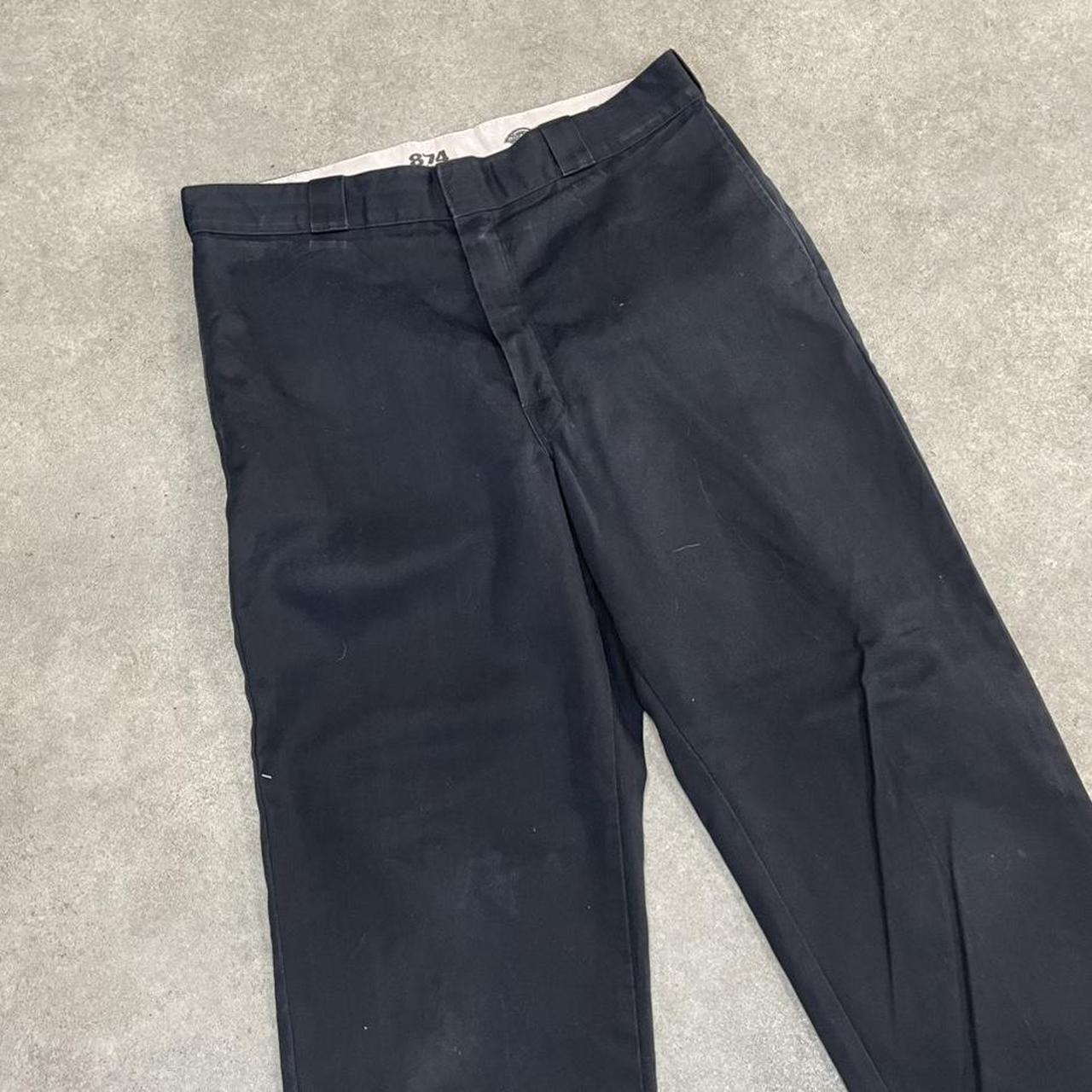 Dickies Black Chino Skater Trousers Workwear Pants