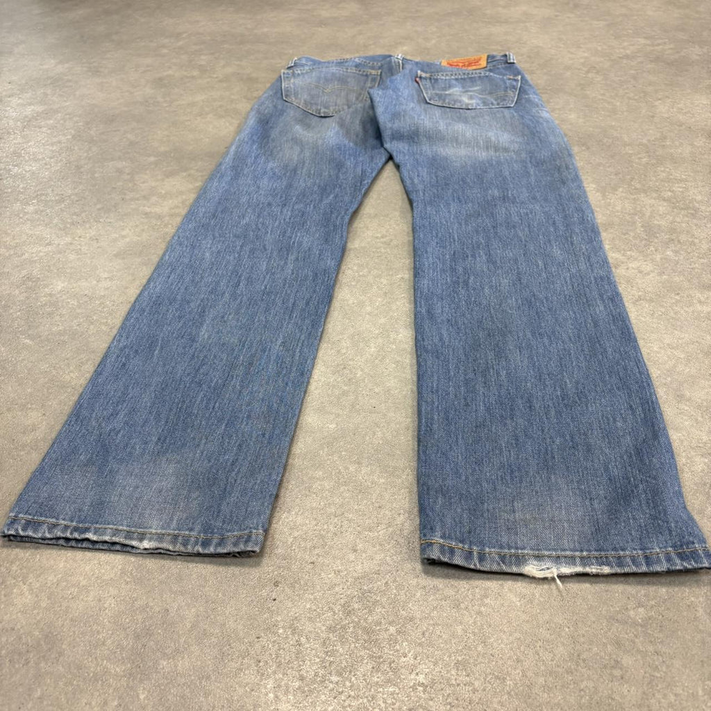 Vintage Levi’s 501 Jeans Mens 32x32 Denim Blue Wash Trousers Skate Western Cowboy USA