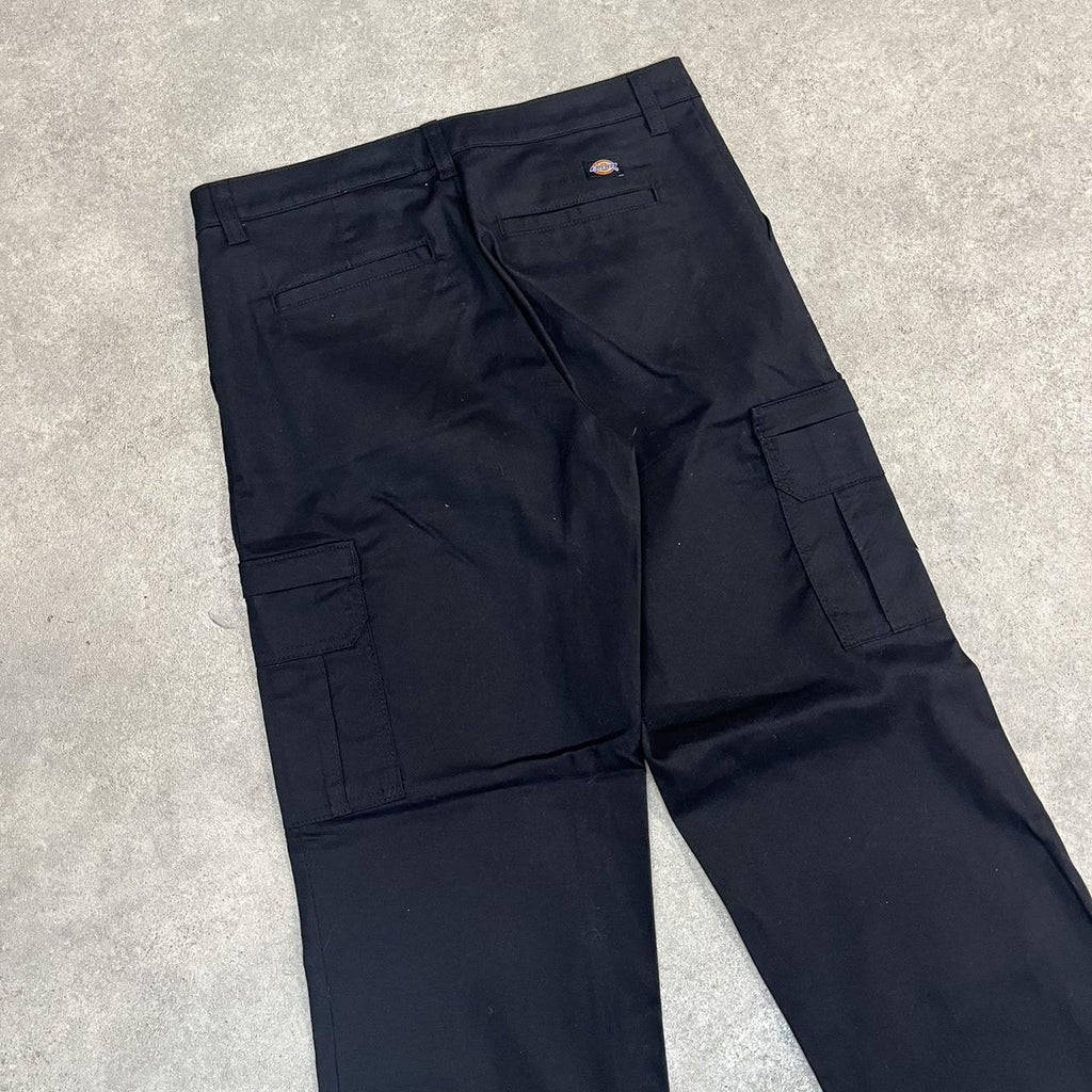 Dickies Black Cargo Skater Trousers Workwear Pants