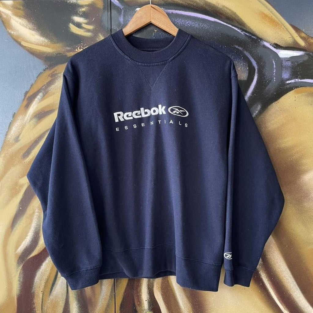 Reebok Essentials Embroidered Spellout Sweatshirt