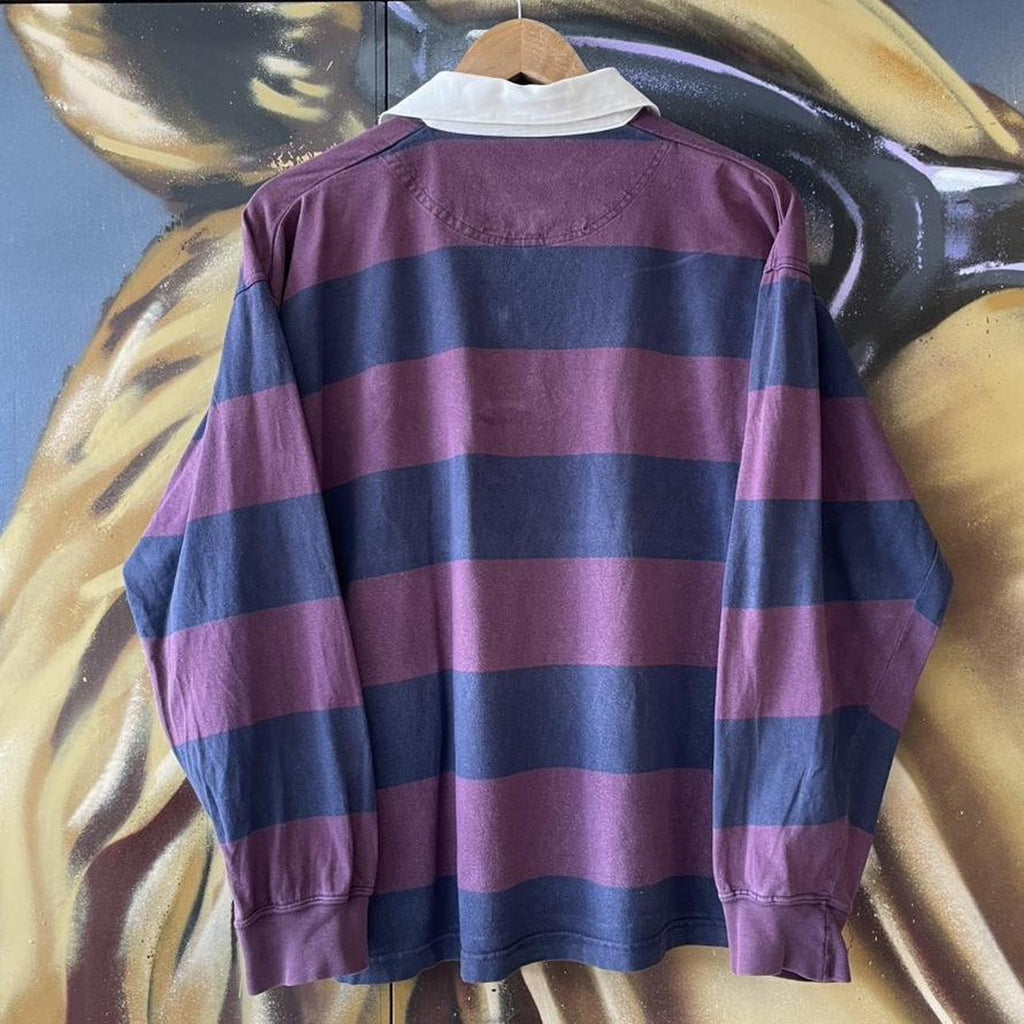 Vintage Timberland Striped Long Sleeve Rugby Jersey