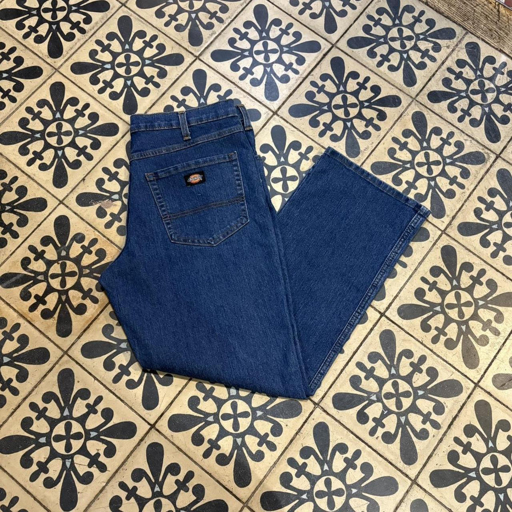 TRW500F - Vintage retro essential  Dickies Blue Wash Denim Jeans Trousers pants #denim #straightleg #dickies #jeans