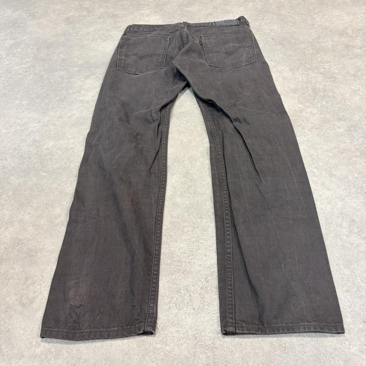 BR2701FL-P - Vintage retro essential  Levi’s 513 Slim Straight Dark Brown Wash Denim Jeans Trousers pants #denim #levis #jeans #skater #levis513