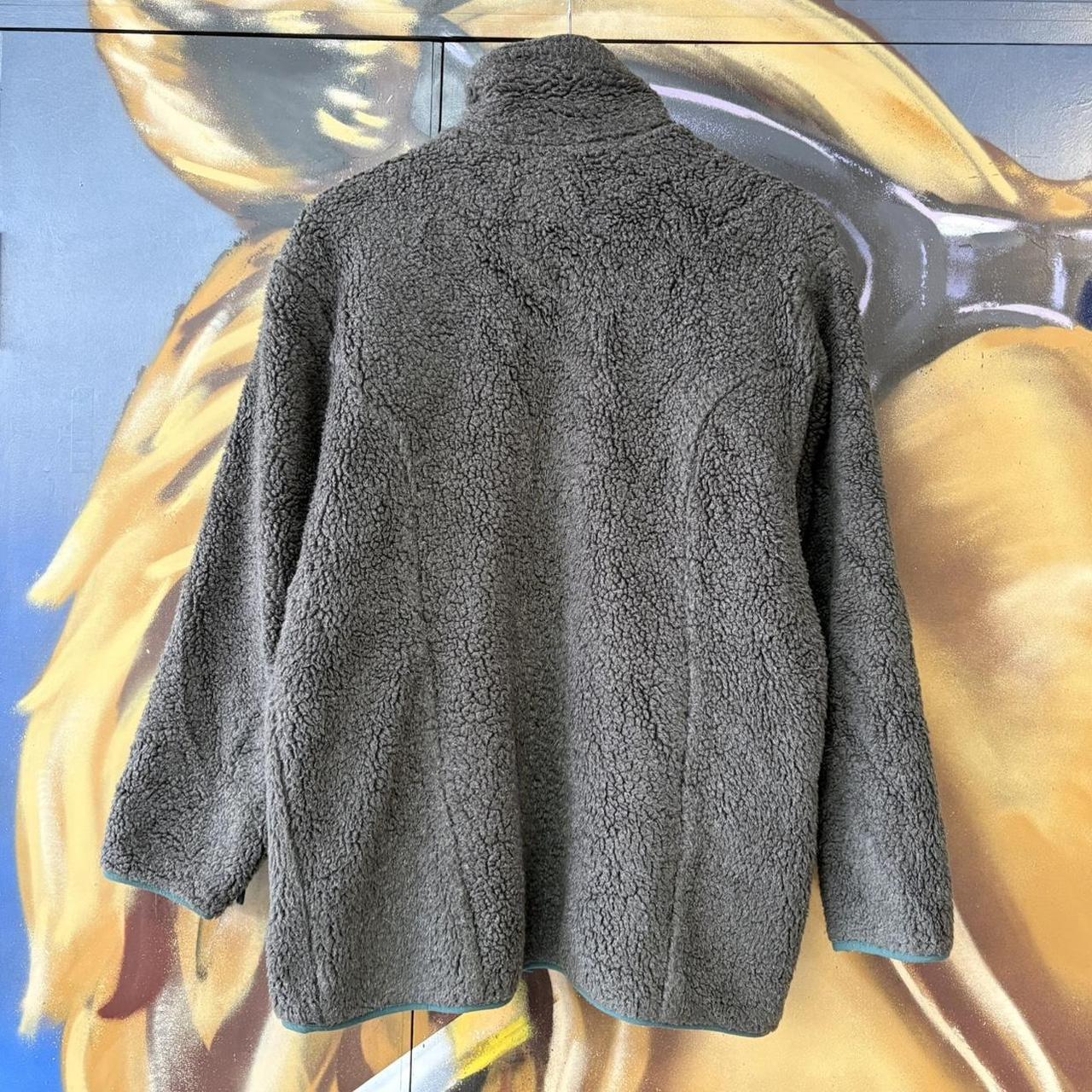 BR2701DE-P - Vintage retro essential Grey Columbia x L.L. Bean Deep Pile full zip up outdoor sweatshirt fleece jacket #deeppile #outdoor #expedition #hike #gorpcore