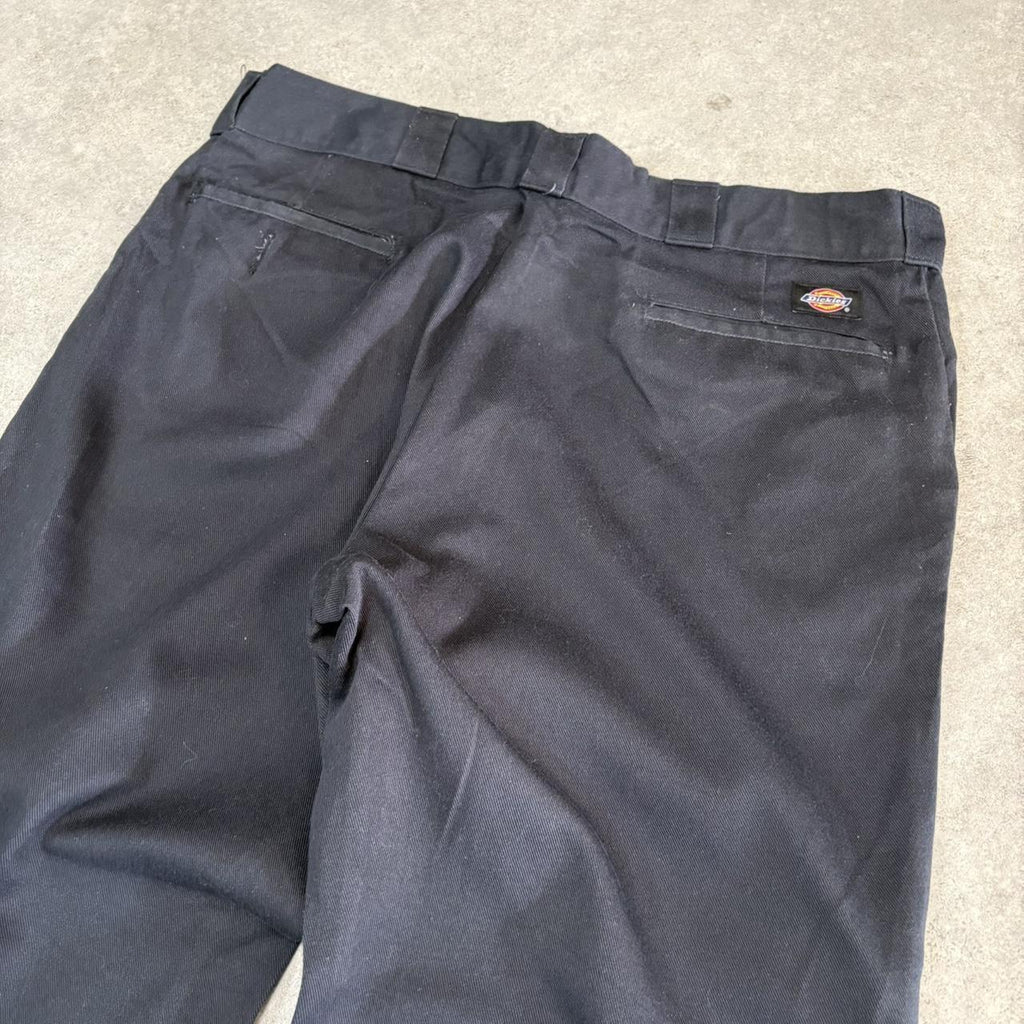 BR1011BB-U - Vintage retro Essential Black Dickies Trousers pants casual workwear #skater #utility #workwear #dickies #straightleg
