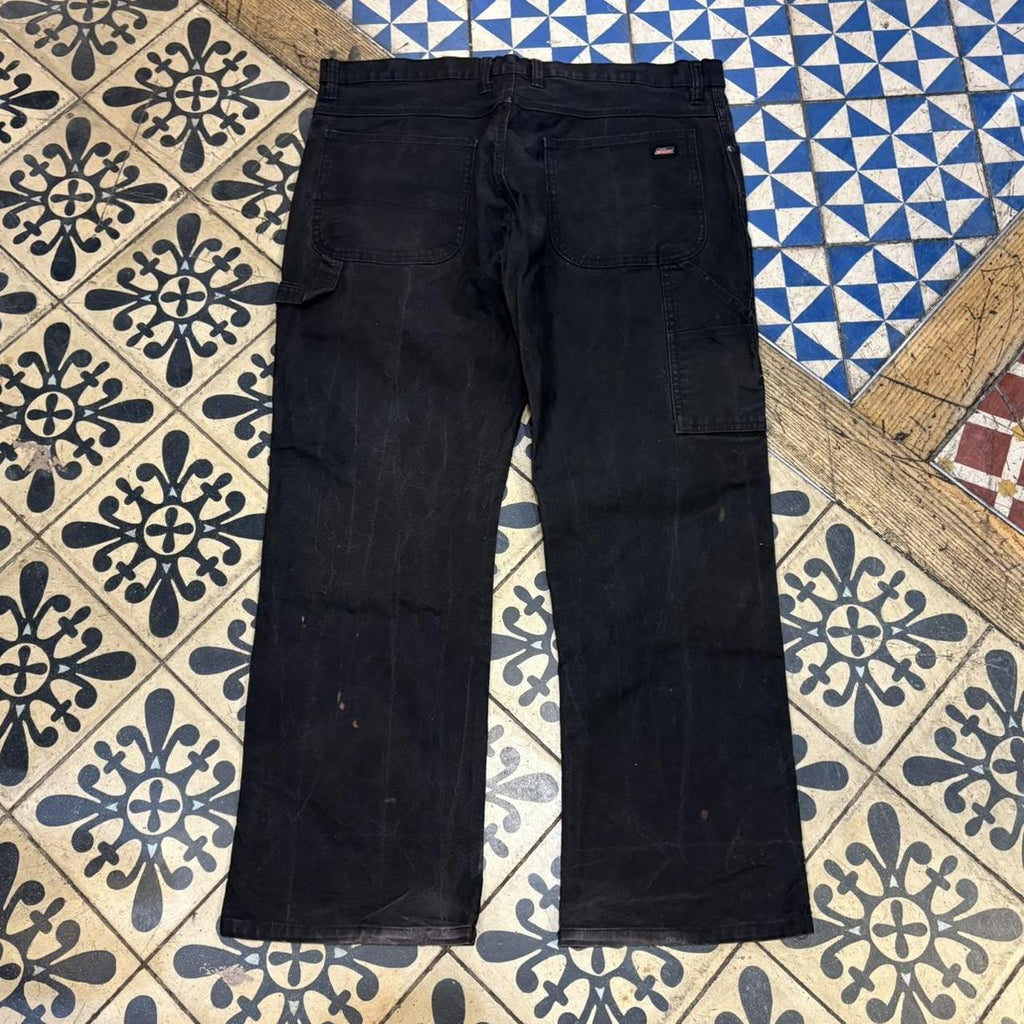 BR1209NG-F - Vintage retro essential Black Dickies Carpenter Trousers pants casual workwear #skater #utility #workwear #carpenter #dickies