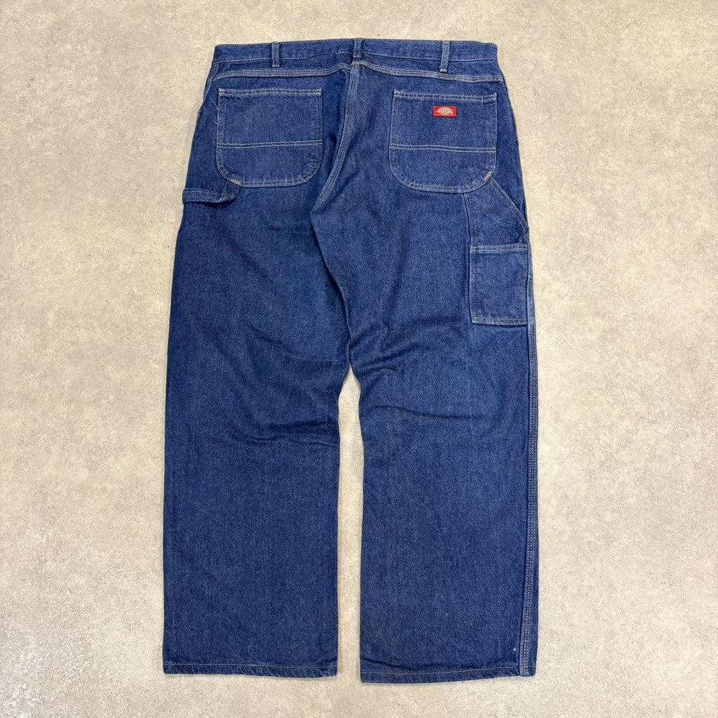 BR1912VP-U - Vintage retro essential  Dickies carpenter Blue Wash Denim Jeans Trousers pants #denim #dickies #carpenter #skater #jeans