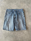 Wrangler Denim Mid Wash Blue Jorts Shorts