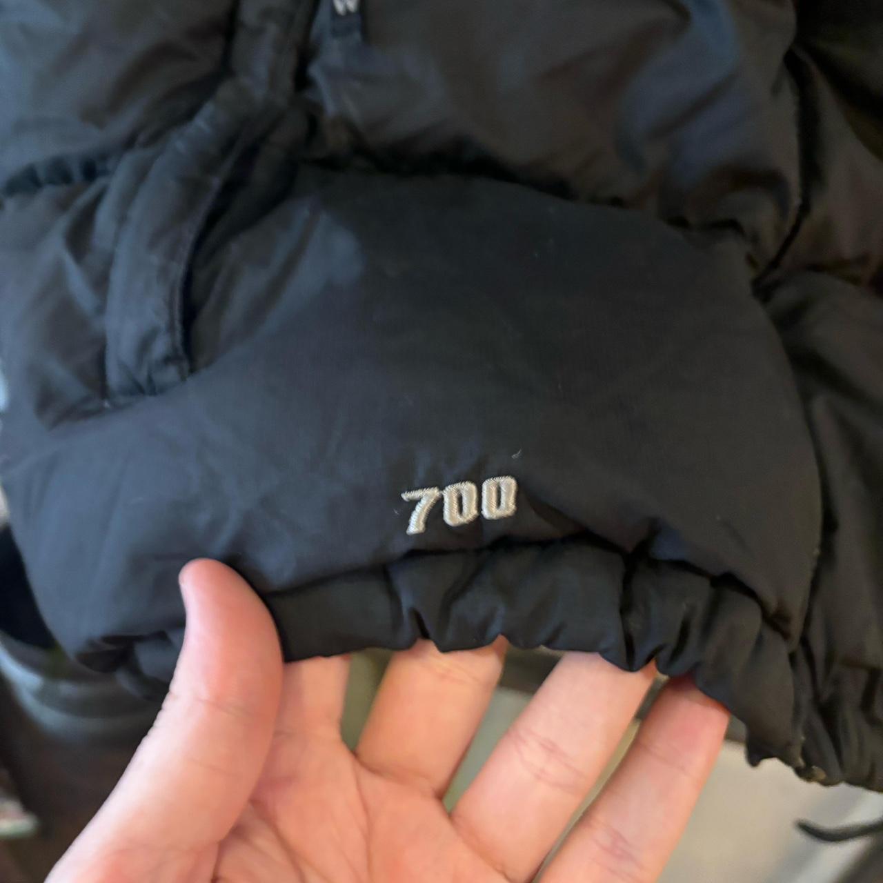 0325F90BR - Vintage Retro Essential Black The North Face feather down puffer padded gilet bodywarmer #gorpcore #hike #expedition #outdoor #tnf