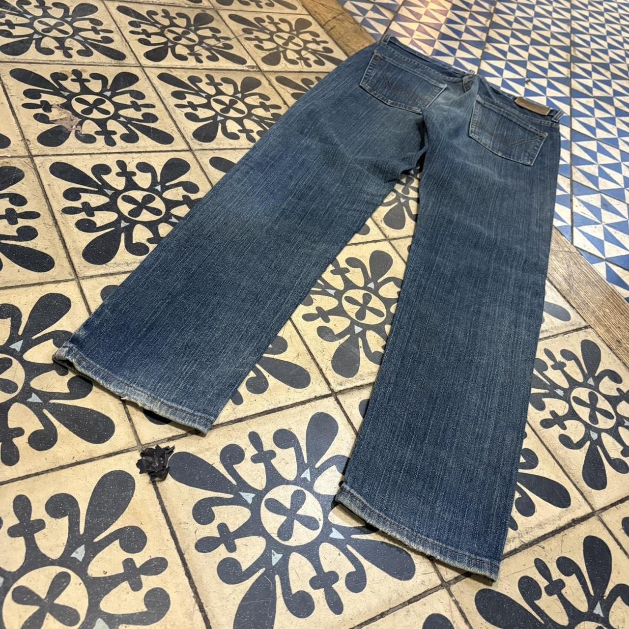 TRW431F - Vintage retro essential Dickies Blue Wash Slim Fit Denim Jeans Trousers pants #denim #skater #dickies #y2k #workwear