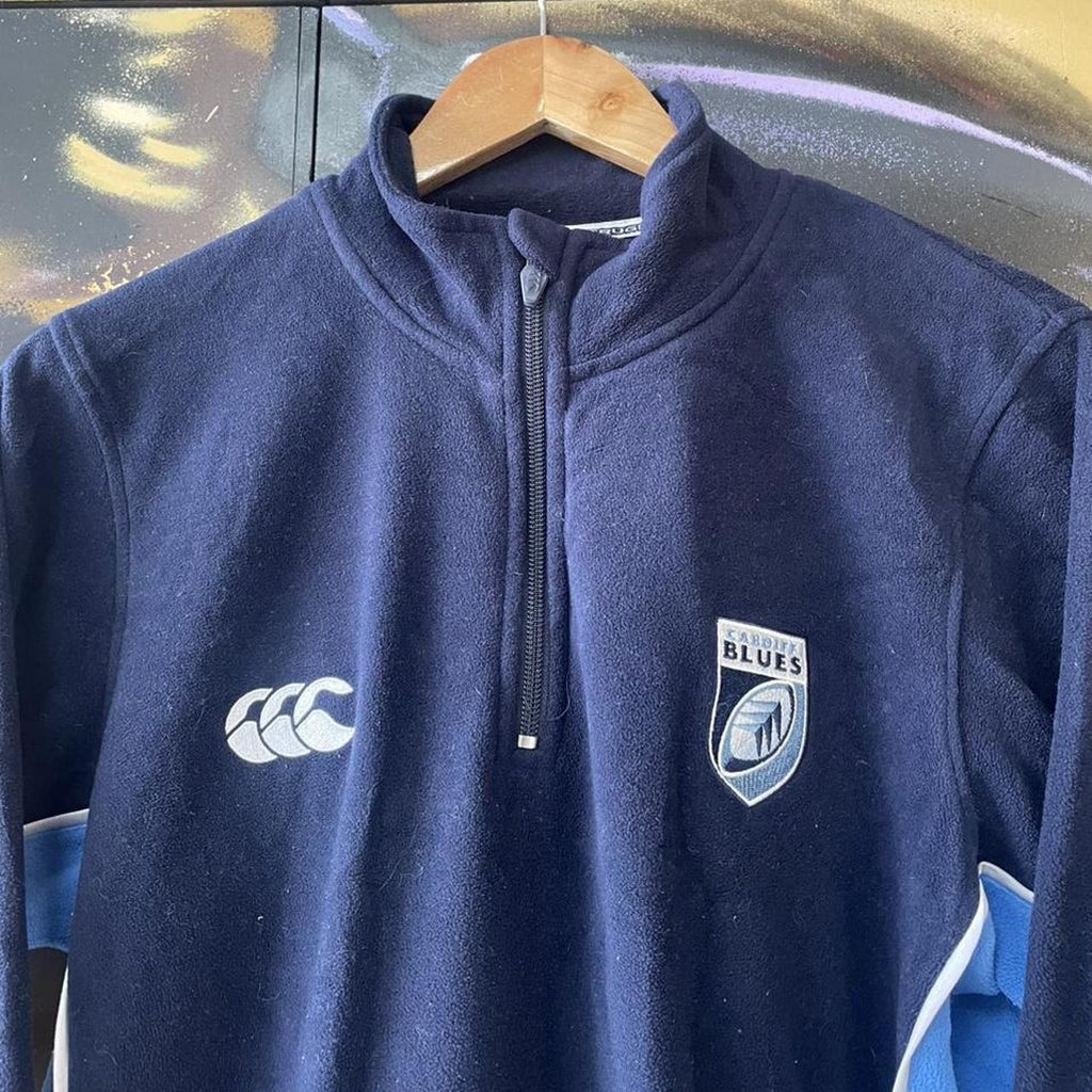2000s Cardiff Blues RFC Canterbury Quarter Zip Fleece