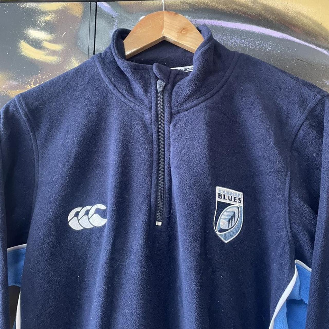 2000s Cardiff Blues RFC Canterbury Quarter Zip Fleece
